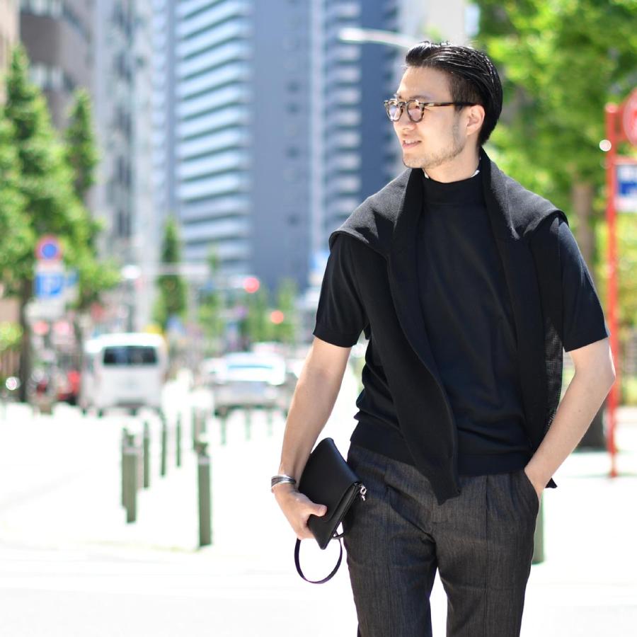 『roberto collina』Vネックカーディガン／L／長袖／羽織／イタリア ROBERTO COLLINA roberto collina【ロベルト コリーナ】Vネック