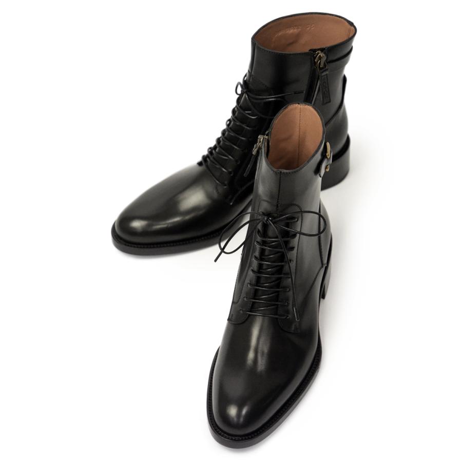 Sartore サルトル レースアップショートブーツ Sr3622 Parma Nero ブラック Sartoreblk Cinq Essentiel 通販 Yahoo ショッピング