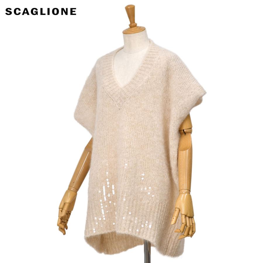 FINAL SALE】【返品交換不可】SCAGLIONE【スカリオーネ】ニットベスト 