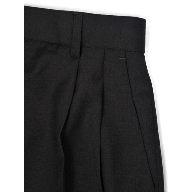 BERNARD ZINS【ベルナール ザンス】ハーフパンツ GEORGES 71456 099 ウール ブラックの画像