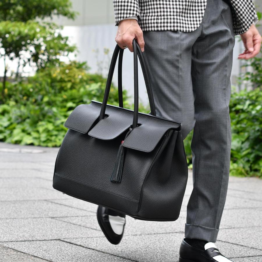 アカーテ　オストロL ACATE【アカーテ】別注 フラップ付きトートバッグ OSTRO2-M ナチュラル