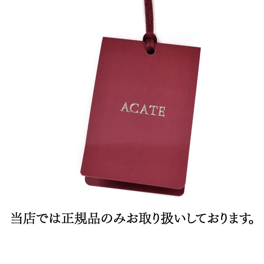 ACATE【アカーテ】2WAYクラッチバッグ NUOVO ナチュラルシュリンクレザーブラックの画像
