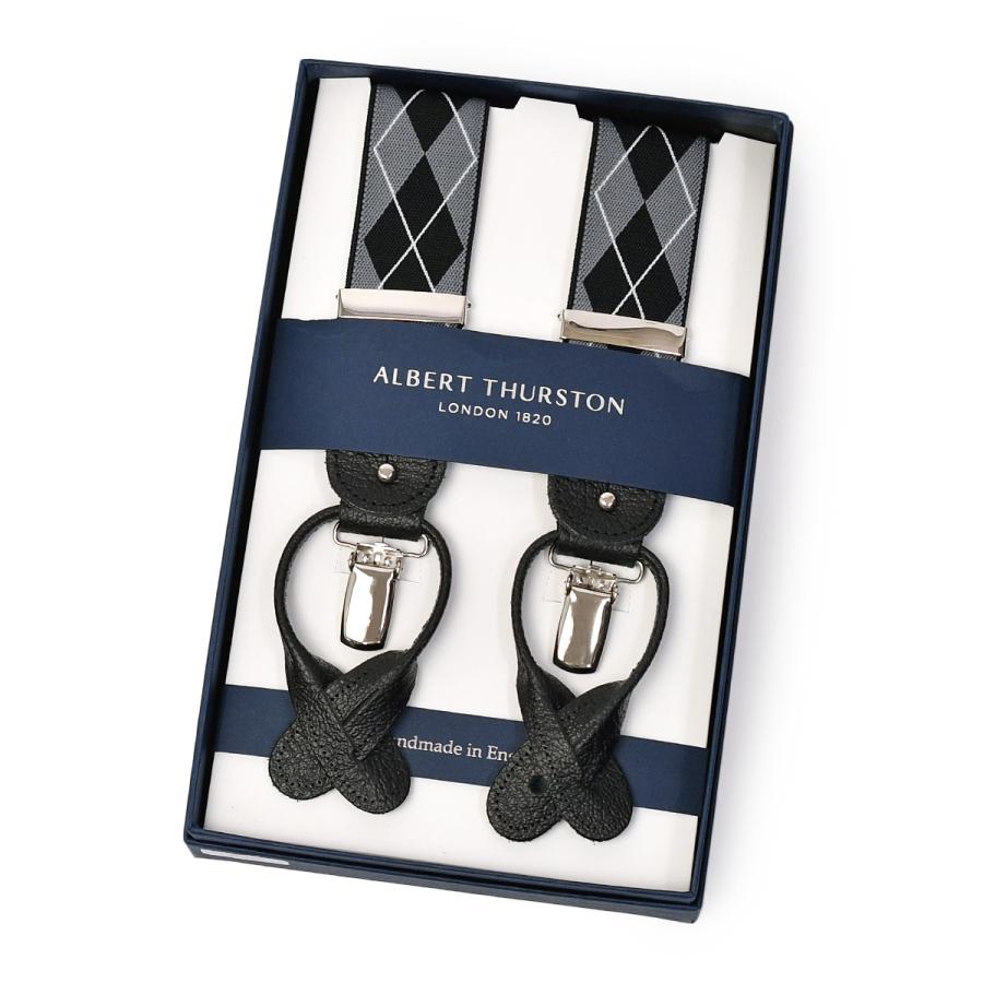 早い者勝ち】ALBERT THURSTON サスペンダー シルバー金具 ALBERT