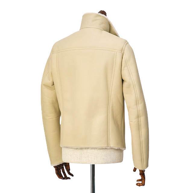 美品ALTACRUNA ベージュ ラムレザージャケット48