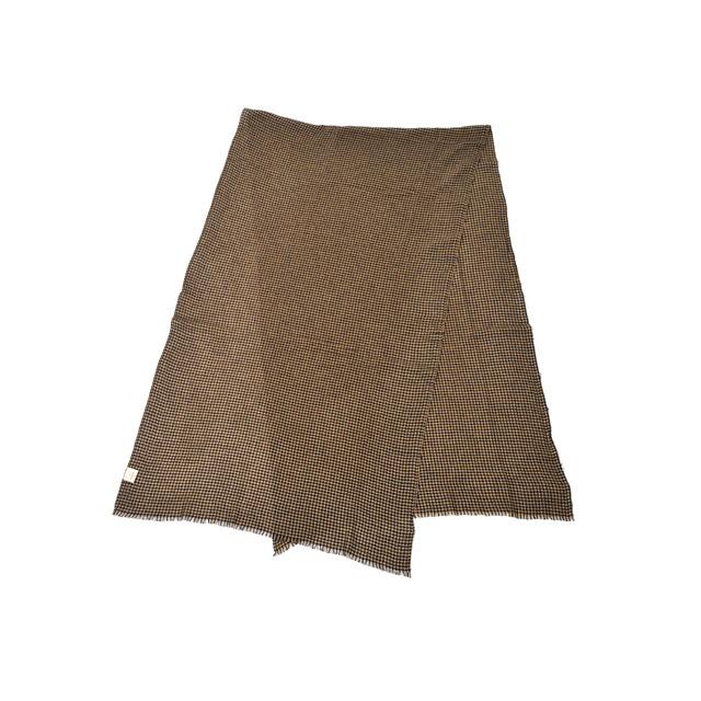 19 ANDREA'S 47【アンドレアズ】ストール ERIK 7719 TOFFEE カシミヤ 千鳥 ブラウン×ネイビー | 19 andrea's 47 | 01