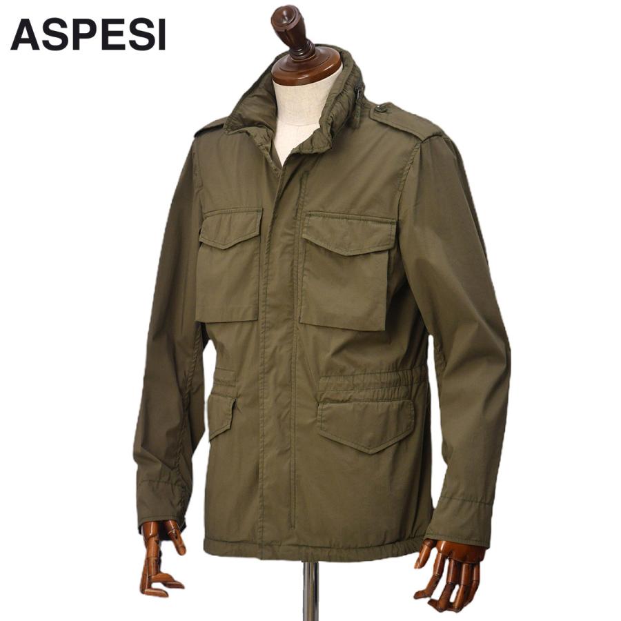 【18日 20時〜 P5倍】ASPESI【アスペジ】M-65ブルゾン MINIFIELD COT 4ACG20 P076 1237 コットン ナイロン ストレッチ ミリタリー | ASPESI