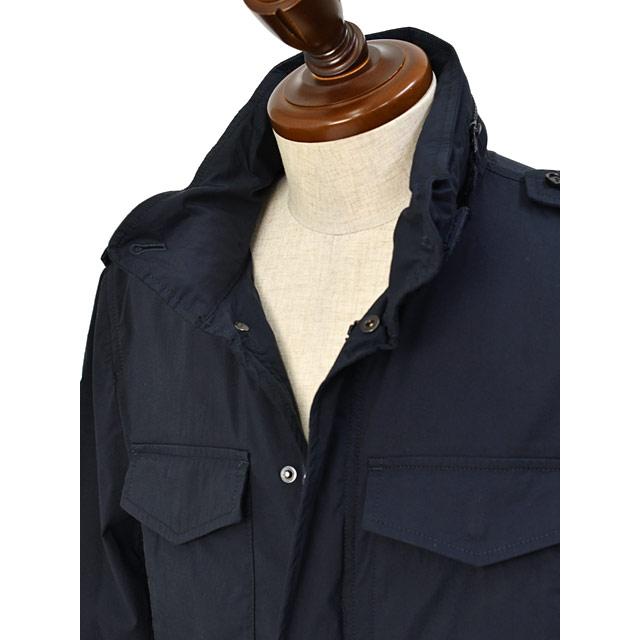 【18日 20時〜 P5倍】ASPESI【アスペジ】M-65ブルゾン MINIFIELD COT 4ACG20 P076 1098 コットン ナイロン ストレッチ ネイビー | ASPESI | 03