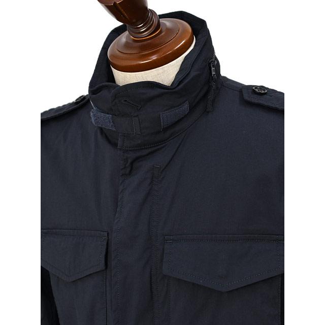 【18日 20時〜 P5倍】ASPESI【アスペジ】M-65ブルゾン MINIFIELD COT 4ACG20 P076 1098 コットン ナイロン ストレッチ ネイビー | ASPESI | 04