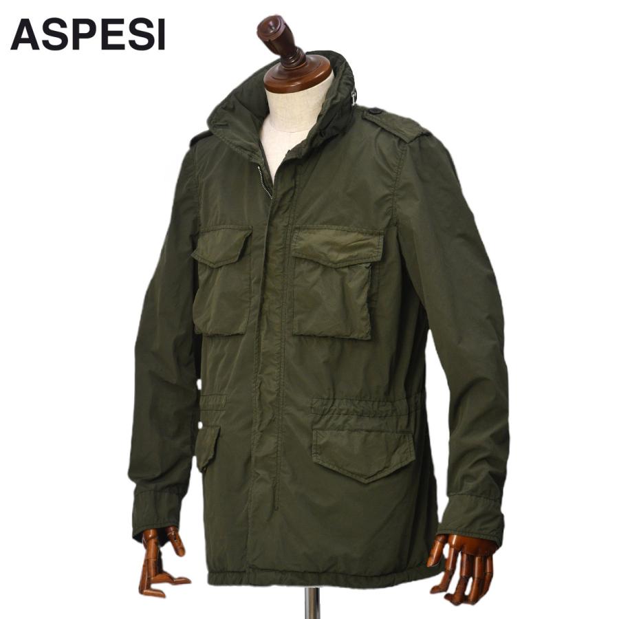 【18日 20時〜 P5倍】ASPESI【アスペジ】M-65ブルゾン REPRICA 4II721 F973-I-TC 85393 ポリエステル ナイロン オリーブ | ASPESI