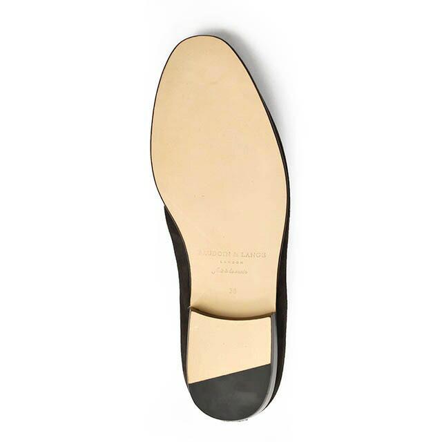 【FINAL SALE 返品交換不可】Baudoin&Lange【ボードゥイン&ランジ】サガンクラシック ストリング付ベルジャンローファー スエード ダークブラウン | Baudoin&Lange | 03