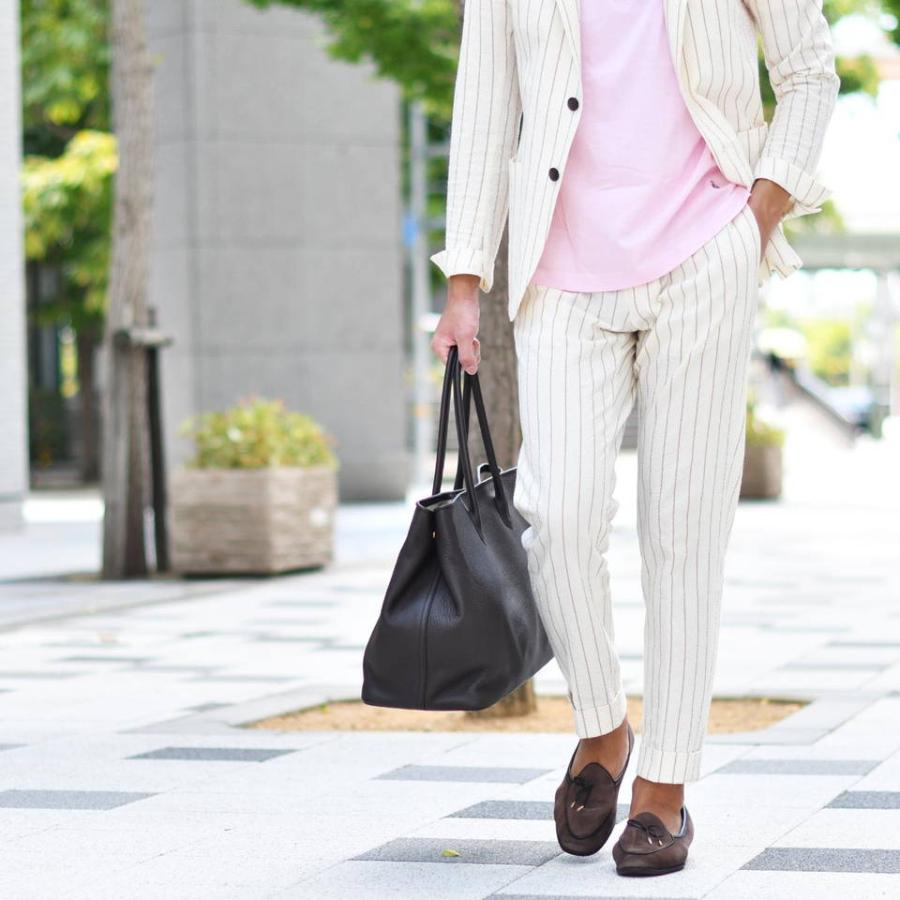 【FINAL SALE 返品交換不可】Baudoin&Lange【ボードゥイン&ランジ】サガンクラシック ストリング付ベルジャンローファー スエード ダークブラウン | Baudoin&Lange | 07