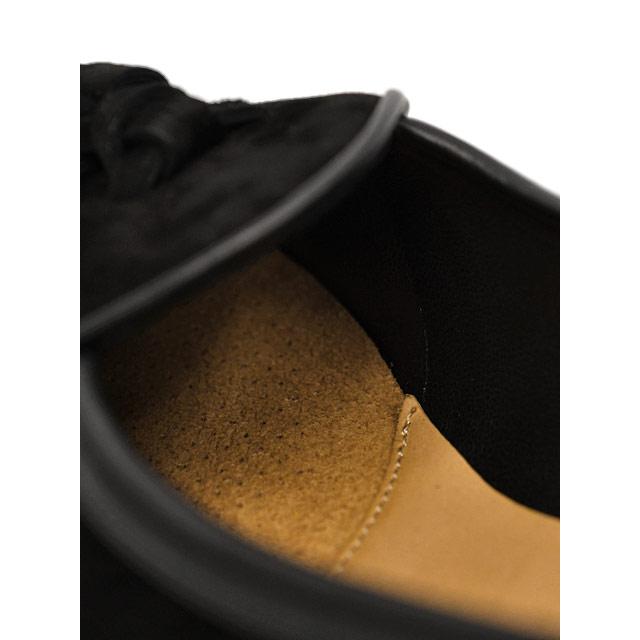 Baudoin&Lange【ボードゥイン&ランジ】Sagan Classic Tassel タッセルローファー アステリアスエード ブラックの画像