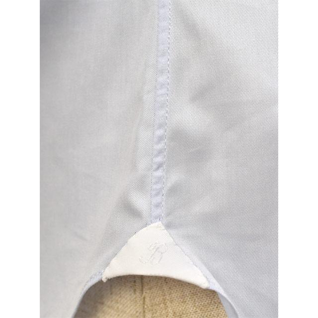 BARBA【バルバ】セミワイドカラーシャツ DENDY 44092 2 コットン ツイル サックス | BARBA | 05