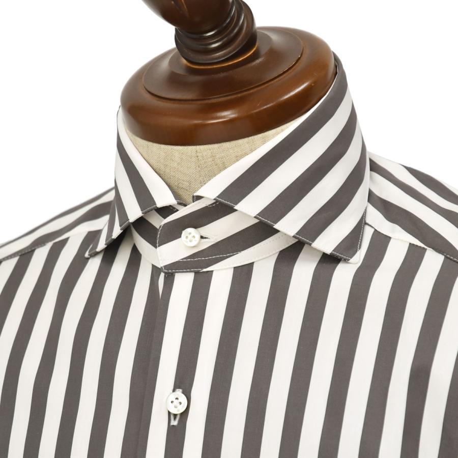 Barba バルバ ドレスシャツ Bruno I1u262u07478u フラシ コットン ストライプグレー Barba019033gry Cinque Classico 通販 Yahoo ショッピング