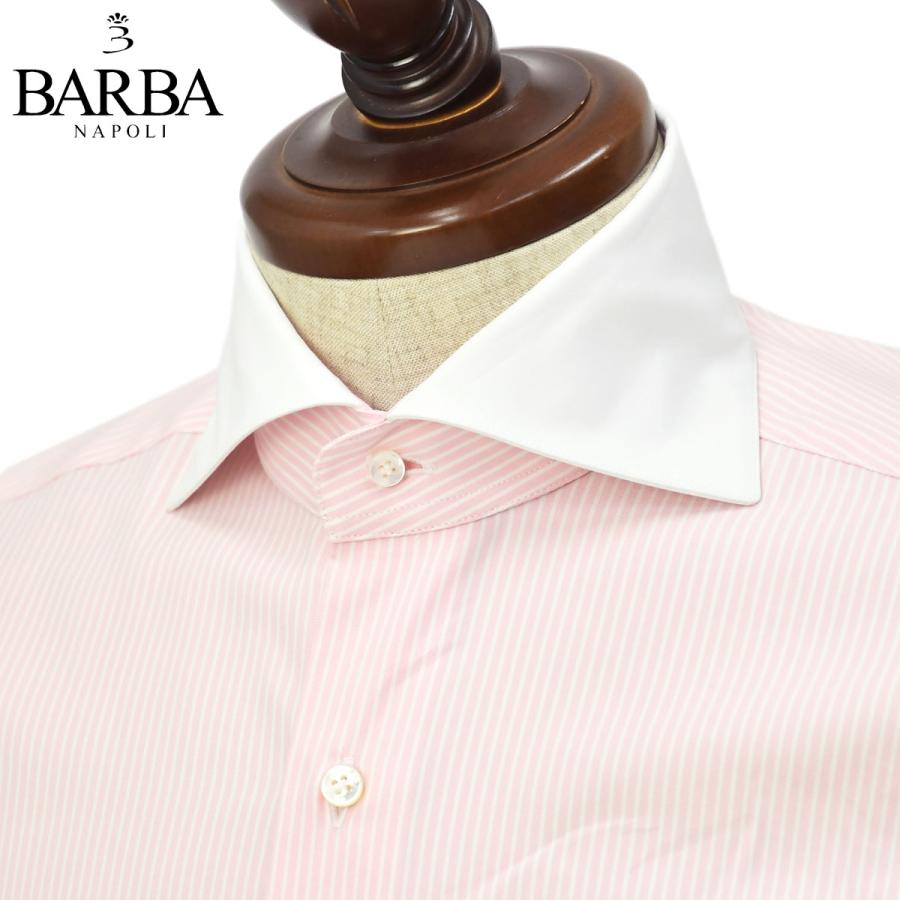 BARBA【バルバ】ドレスシャツ BRUNO 3503U フラシ コットン クレリック 