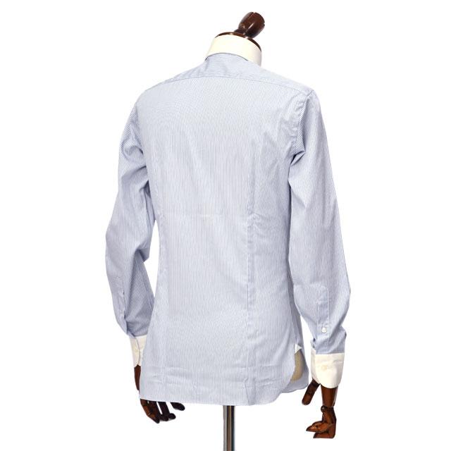 世界のBARBA セミワイドカラーシャツ DENDY U07489U ストライプ