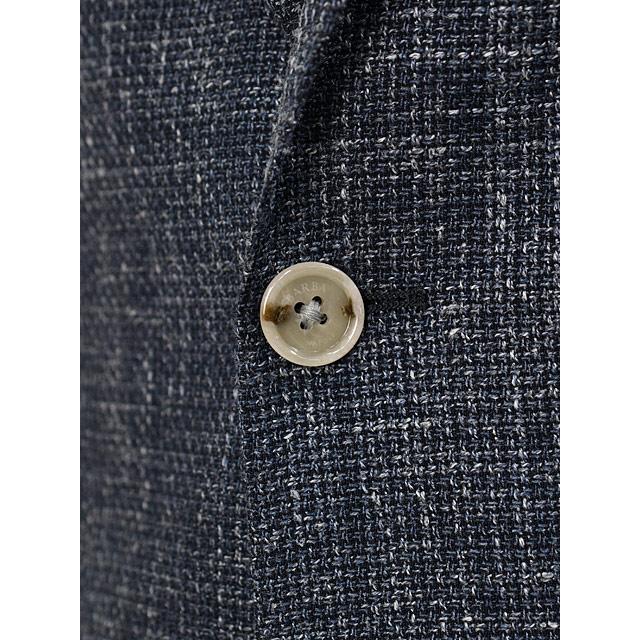 BARBA【バルバ】シングルジャケット EASY J1 53004 87 ロロピアーナ ウール シルク リネン インディゴの画像