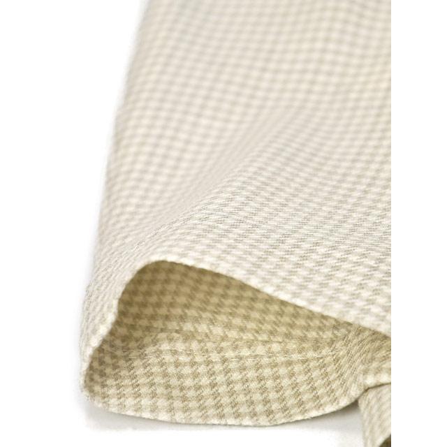 BARBA【バルバ】シングルジャケット EASY J1 53015 10 ウール シルク リネン 千鳥 ベージュの画像