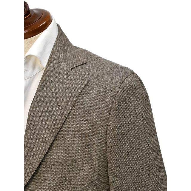 BARBA【バルバ】シングルジャケット EASY J1 53079 26 ウール ホップサック グレイジュの画像