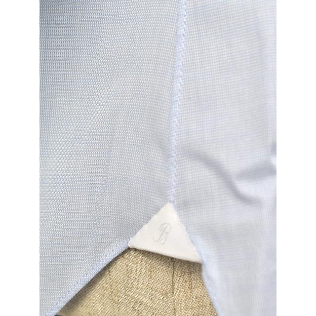 BARBA【バルバ】ボタンダウンシャツ BRK 40145 2 コットン ロイヤルオックス サックス | BARBA | 04