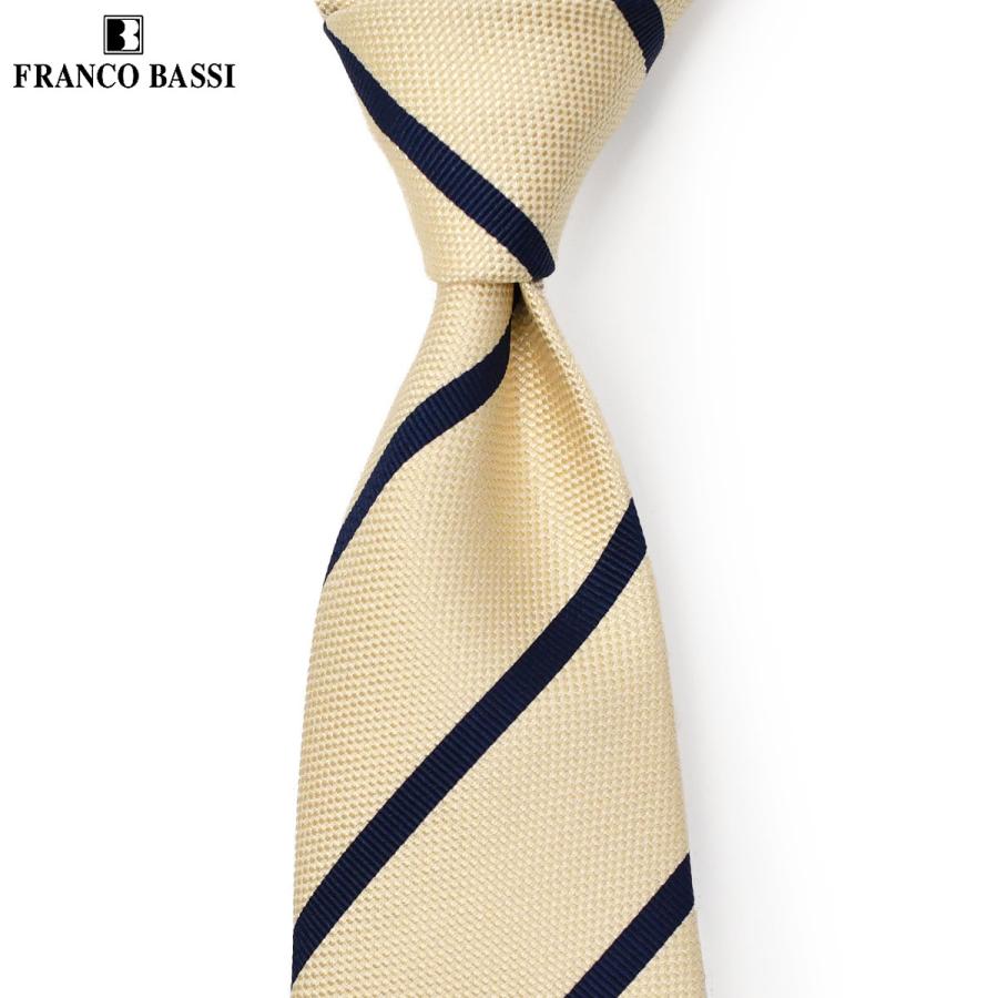 Franco Bassi フランコバッシ ネクタイ シルクコットン FRANCO BASSI（フランコバッシ） FRANCOBASSI【フランコバッシ