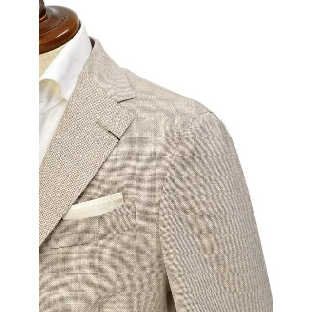 BOGLIOLI【ボリオリ】シングルジャケット DOVER W2902E SA0534 260 ドーヴァー ヴァージンウール ホップサック ベージュの画像