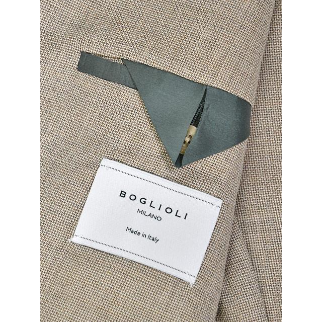 BOGLIOLI【ボリオリ】シングルジャケット DOVER W2902E SA0534 260 ドーヴァー ヴァージンウール ホップサック ベージュの画像