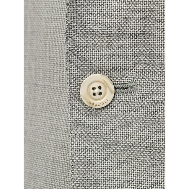 BOGLIOLI【ボリオリ】シングルジャケット DOVER W2902E SA0534 810 ドーヴァー ヴァージンウール ホップサック ライトグレーの画像