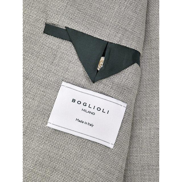 BOGLIOLI【ボリオリ】シングルジャケット DOVER W2902E SA0534 810 ドーヴァー ヴァージンウール ホップサック ライトグレーの画像
