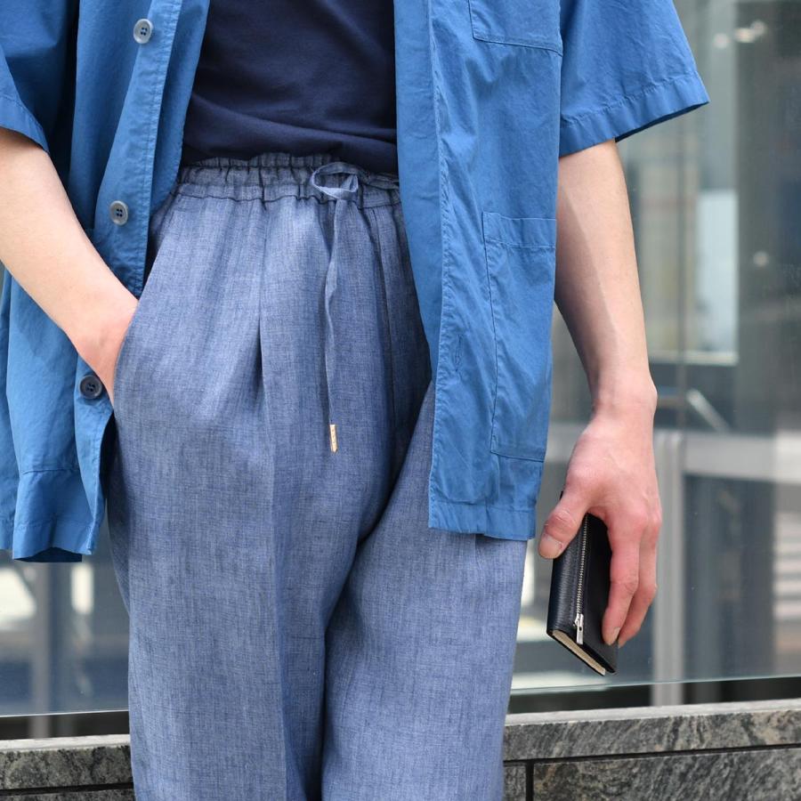 BRIGLIA1949【ブリリア1949】ワンプリーツ イージーパンツ WIMBLEDON