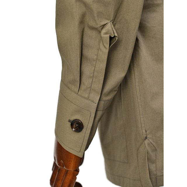 BRIGLIA1949【ブリリア1949】4ポケットフィールドシャツジャケット RAY 300128 52 コットンストレッチ カーキグリーンの画像