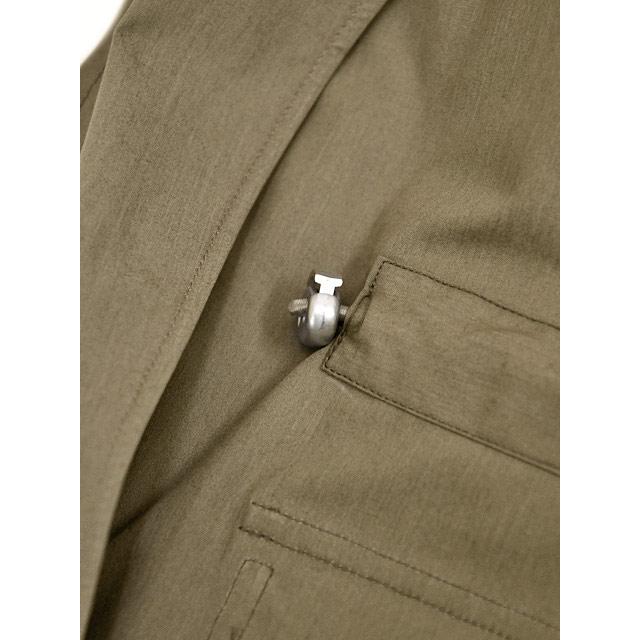BRIGLIA1949【ブリリア1949】4ポケットフィールドシャツジャケット RAY 300128 52 コットンストレッチ カーキグリーンの画像