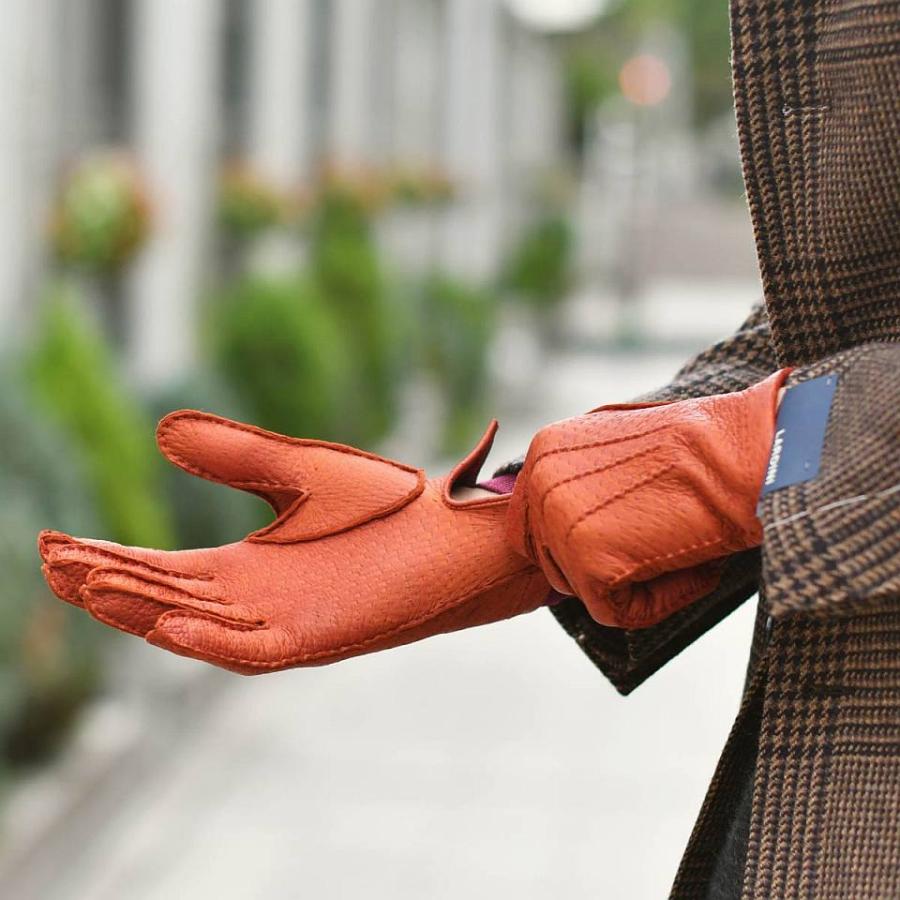 CAUSSE (コーズ) (コース)
レザー　ロンググローブ CAUSSE（コース／ガンコス）シルクライニングラムナッパグローブ