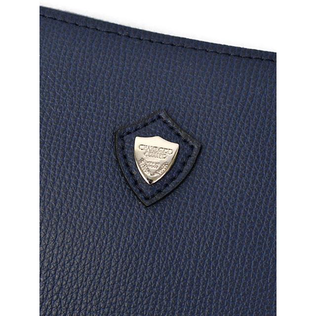 【18日 20時〜 P5倍】CHAMBORD SELLIER【シャンボールセリエ】クラッチバッグ CH.465 ANGER MINI CRUMBS MARINE SILVER シボ革 ネイビー | CHAMBORD SELLIER | 06