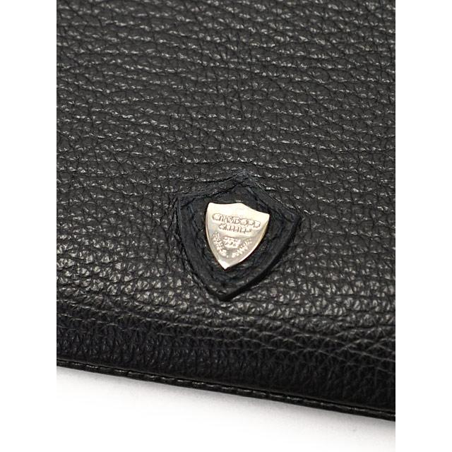 CHAMBORD SELLIER【シャンボールセリエ】フラップショルダーバッグ 876 GARRONE LAGUN NOIR/SILVER シボ革 ブラックの画像