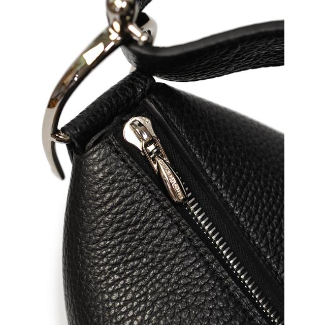 CHAMBORD SELLIER【シャンボールセリエ】ショルダーバッグ LOCHES LAGUN BLACK/SILVER シボ革 ブラックの画像