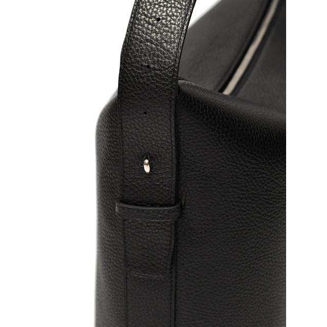 CHAMBORD SELLIER【シャンボールセリエ】ショルダーバッグ LOCHES LAGUN BLACK/SILVER シボ革 ブラックの画像