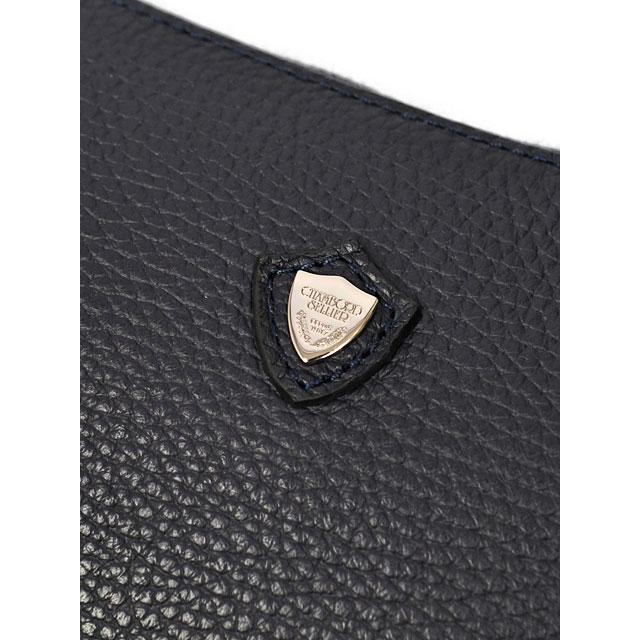 CHAMBORD SELLIER【シャンボールセリエ】クラッチバッグ CH.465 ANGER MINI LAGUN FLAG シボ革 ネイビー | CHAMBORD SELLIER | 06