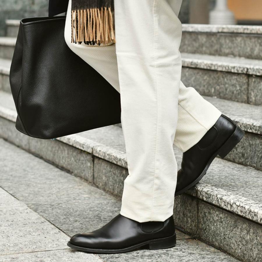 CHEANEY【チーニー】別注サイドゴアブーツ FAWKES 125/E カーフレザー ブラックの画像
