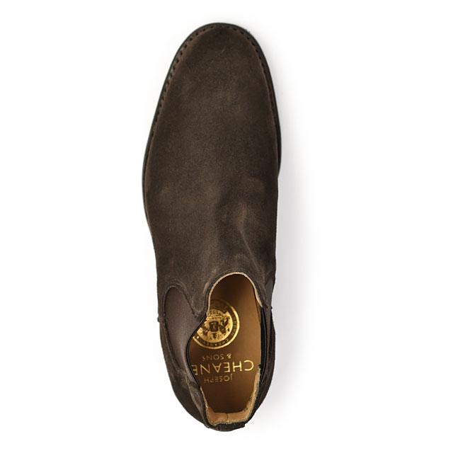 CHEANEY【チーニー】別注サイドゴアブーツ FAWKES 125/E スエードレザー ダークブラウンの画像