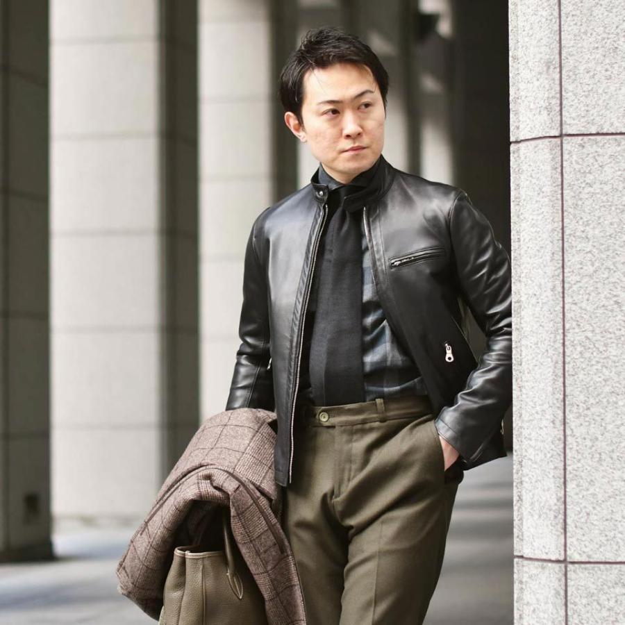 ☆美品☆ Cinquanta チンクアンタ　シングルレザージャケット　50サイズ CINQUANTA / チンクアンタ シングルレザージャケット 50定価16万