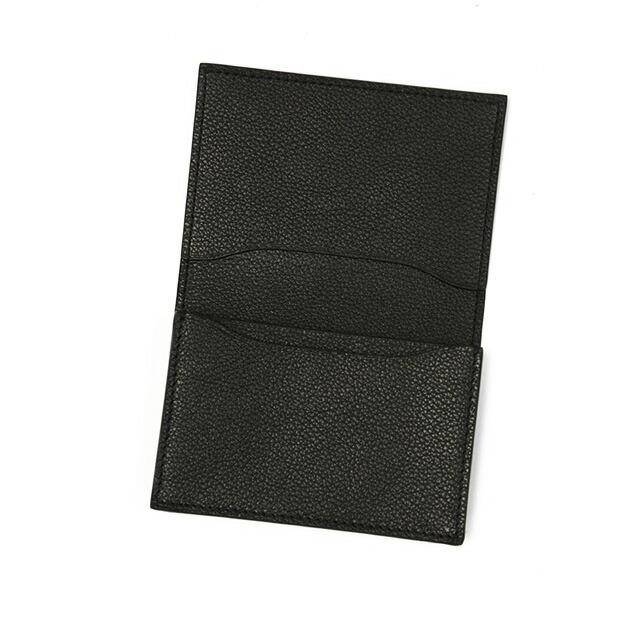 CISEI【チセイ/シセイ】名刺入れ CARD CASE 1021 NERO シボ革 ブラック | Cisei | 01