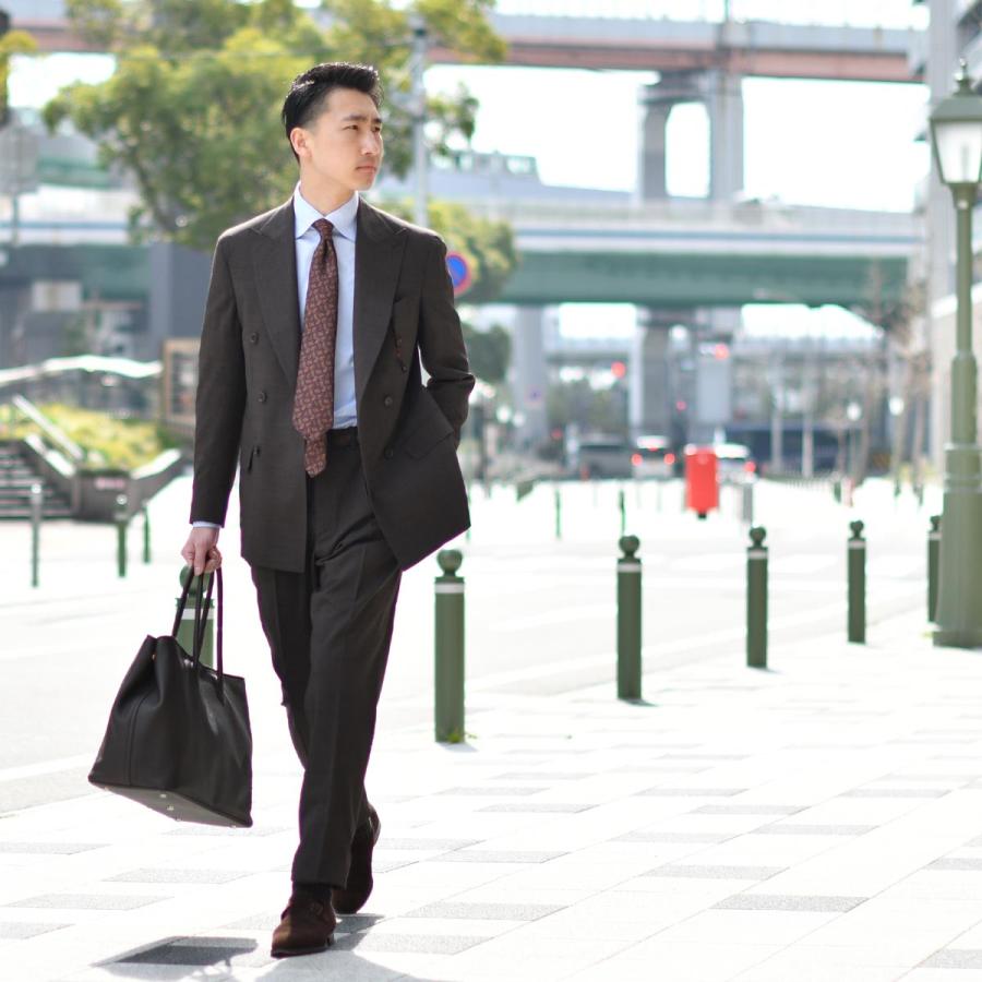 CISEI【チセイ/シセイ】トートバッグ Tote bag 941 LINDOS T.MORO シボ革 ブラウン | Cisei | 16