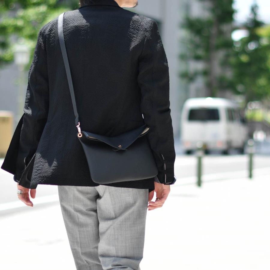 CISEI【チセイ/シセイ】2WAYサコッシュバッグ 1105 LD NERO シボ革 ブラック | Cisei | 08