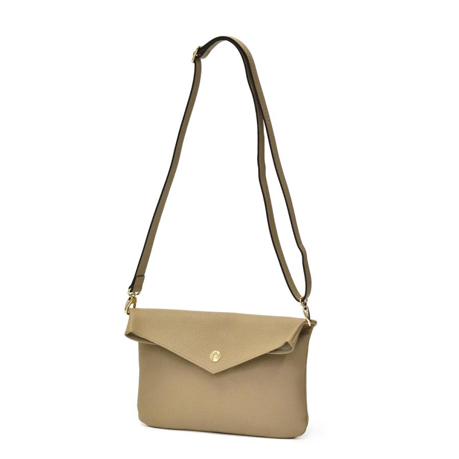 CISEI【チセイ/シセイ】2WAYサコッシュバッグ 1105 LD TAUPE シボ革 グレージュ | Cisei