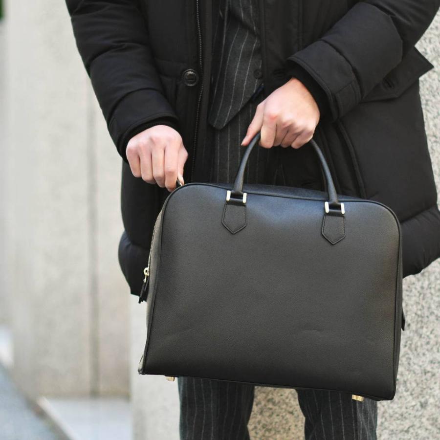CISEI【チセイ/シセイ】別注 901 CINQUE WLS シボ革 ブリーフケース ブラック | Cisei | 10