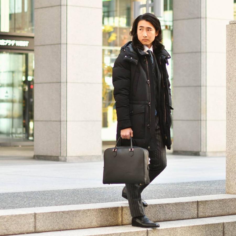 CISEI【チセイ/シセイ】別注 901 CINQUE WLS シボ革 ブリーフケース ブラック | Cisei | 11