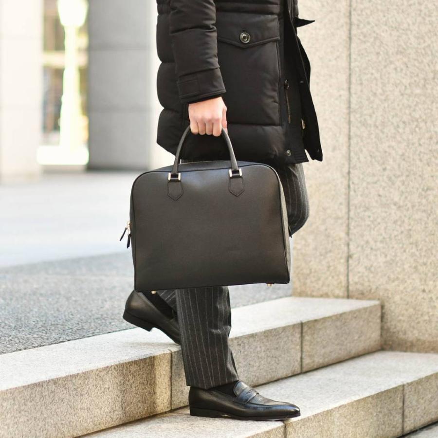 CISEI【チセイ/シセイ】別注 901 CINQUE WLS シボ革 ブリーフケース ブラック | Cisei | 09