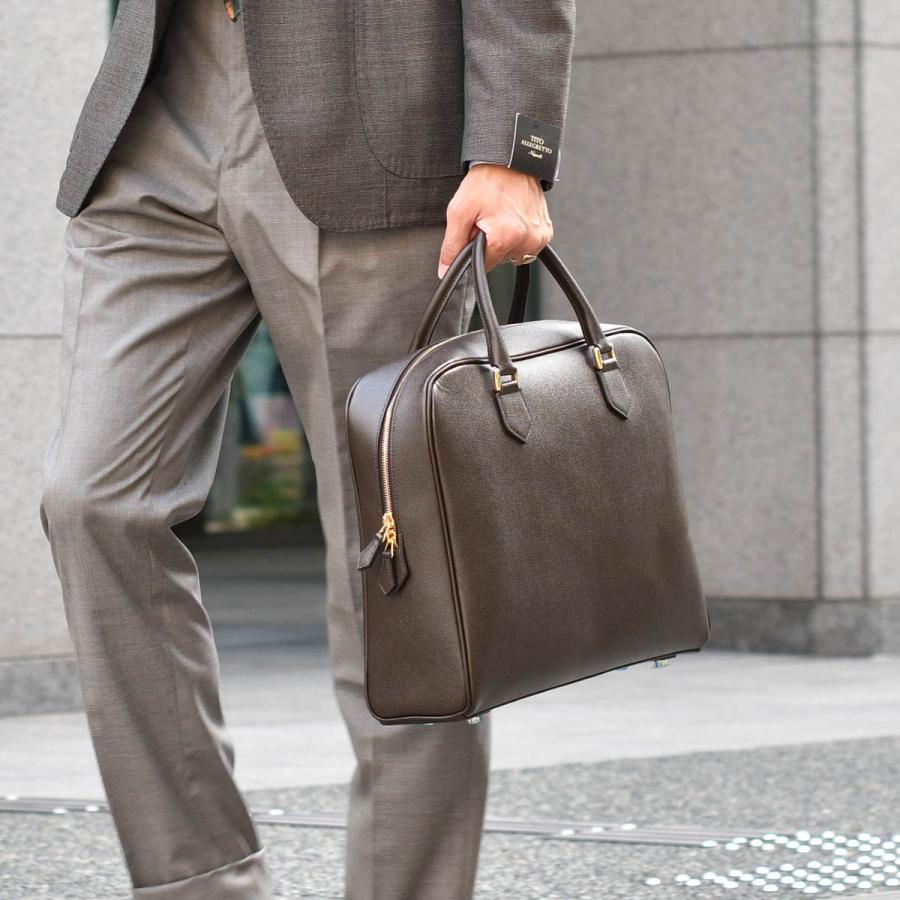 CISEI【チセイ/シセイ】別注 901 CINQUE WLS シボ革 ブリーフケース ブラウン | Cisei | 12