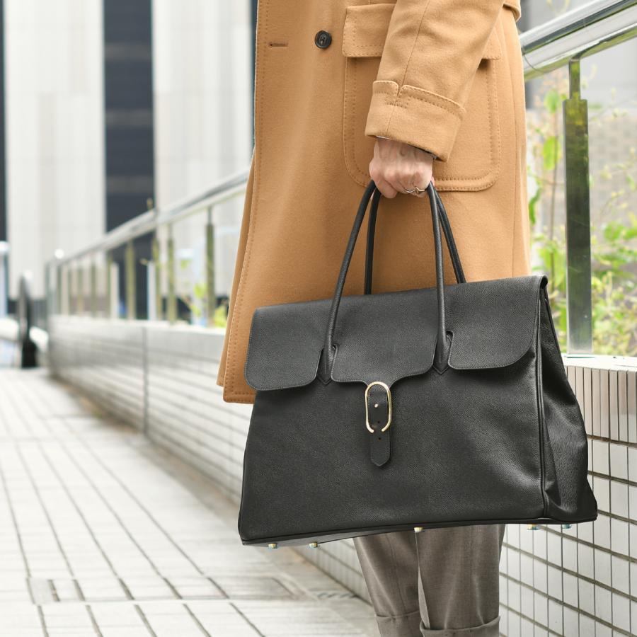 CISEI【チセイ/シセイ】フラップ付きトートバッグL 983 132 WLS NERO 型押し ブラック | Cisei | 12